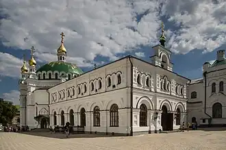 Трапезный храм во имя преподобных Антония и Феодосия Печерских Киево-Печерской лавры — кафедральный храм епархии