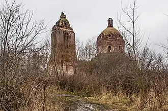 Здание бывшей Троицкой церкви в Соловьёвке