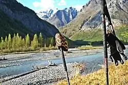 Туристическая стоянка в долине реки Карагем