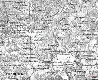 Туровская волость на карте