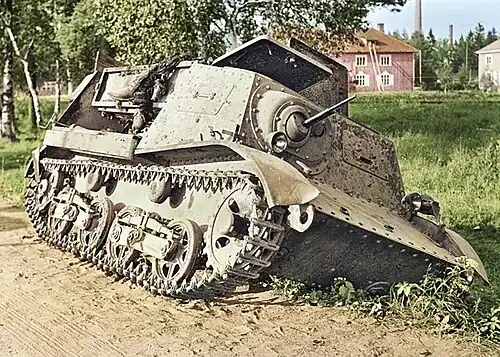 Т-20 «Комсомолец» в Харлу. 1941 год.