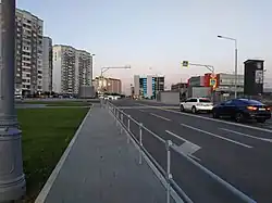 Вид на улицу Дмитриевского в Москве