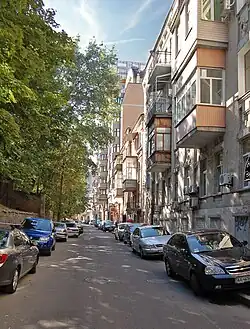 Улица Кропивницкого в Киеве, сентябрь 2011 года