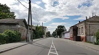 начало улицы — вид со стороны площади Пять углов