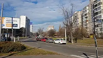 вид со стороны улицы Шолом-Алейхема