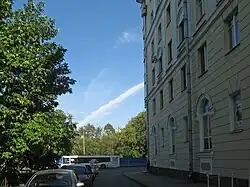 Вид на Среднеохтинский проспект