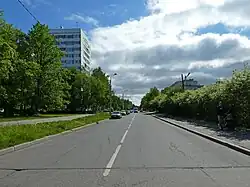 Вид в сторону улицы Партизана Германа