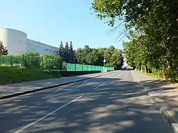 Вид в сторону Национального исследовательского ядерного университета «МИФИ»