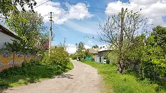 конец улицы