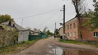 начало улицы — вид со стороныулицы Степана Бандеры (Попова)