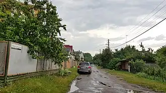 начало улицы — вид со стороны безымянного проезда