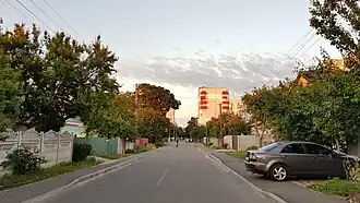 конец улицы — вид со стороны Заводской улицы