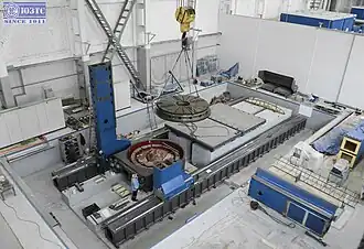 Установка на фундамент обрабатывающего центра "Макроцентр"