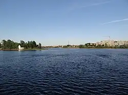 Место впадения Саратовки в Волгу