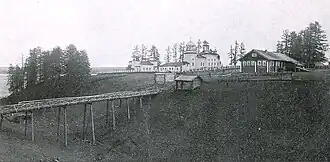 Монастырь в 1914 году