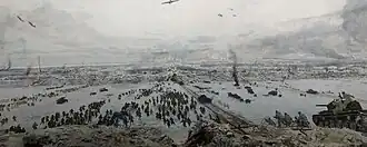 Фрагмент диорамы «Прорыв блокады Ленинграда»