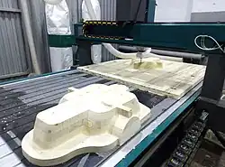 Фрезерный станок по изготовлению модельной оснастки на Катайском насосном заводе