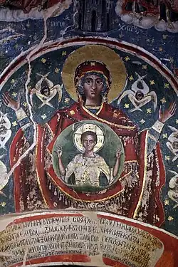 Фреска в притворе