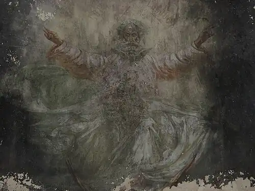 Фреска с купола Троицкой церкви