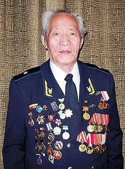 Фотография с наградами