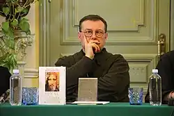 Архиепископ Павел Пеции на вечере памяти Папы Бенедикта XVI и презентации его книги «Иисус из Назарета» в Москве, 17 января 2024 года.