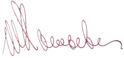 Изображение автографа