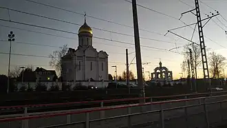 Западная горловина с видом на храм Спаса Нерукотворного Образа, 2021 год