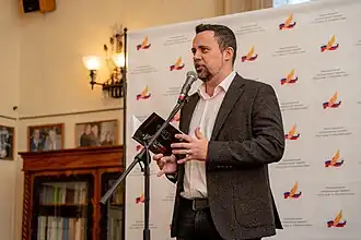 Евгений Васильевич Королецкий в Центральном доме литераторов, г. Москва.