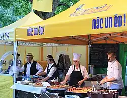 Ярмарка деликатесов и народных изделий на «Празднике миноги»