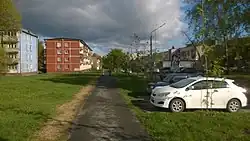 Цветной проезд в районе ДК Академия