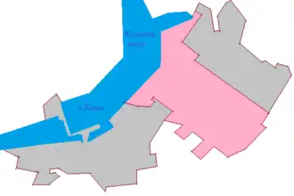 Центральный район на карте