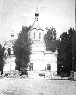 Церковь Александра Невского, улица Московская, 35, Звенигород, до сноса куполов, 1920-е