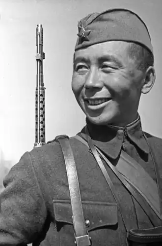 Цырендаши Доржиев на странице газеты «Красная Звезда»