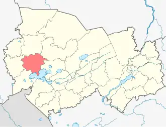 Чановский район на карте