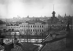 Вид Мясницкой каланчи в 1899 году.