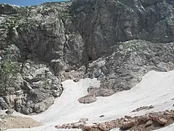 Часть Малого Фиштинского ледника