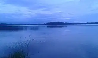 Вид на Череменецкое озеро