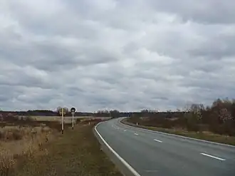 Автодорога Р-243 на территории Шабалинского района Кировской области