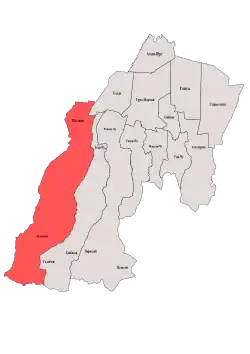 Шалажинское сельское поселение на карте Урус-Мартановского района