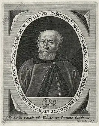 Портрет И. Шмидта фон Шварцгорна. 1649 г.