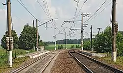 Платформа Шубатово (вид в сторону Непецина)