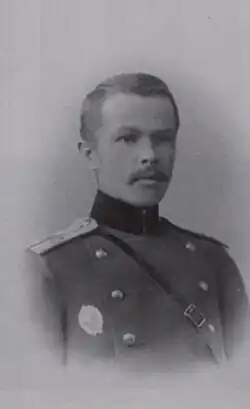 Штабс-капитан Борис Иосифович Плакса (1899 год)