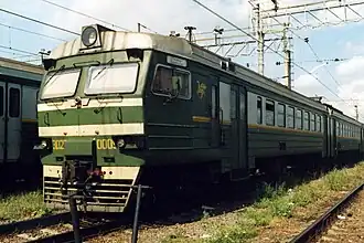 ЭД2Т-0009 в окраске ОЖД