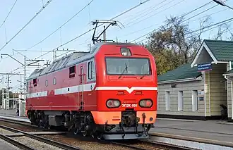 ЭП2К-091 в красной окраске