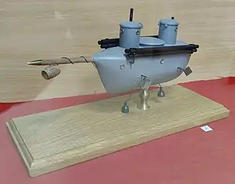 Подводная лодка Шильдера, макет в Музее истории подводных сил имени Маринеско