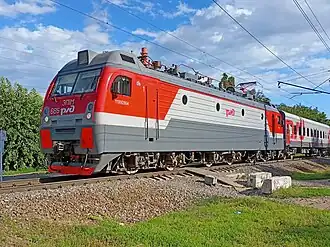 Электровоз ЭП1М-665 на о.п. ЗИП