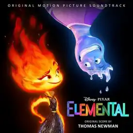 Обложка альбома Томаса Ньюмана «Elemental(Original Motion Picture Soundtrack)» (2023)