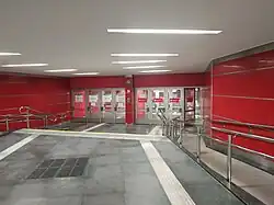 Вход в подземный вестибюль