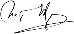 Изображение автографа