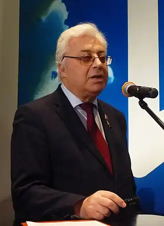 Юрий Батурин выступает в Ельцин-центре, 9 декабря 2019 года